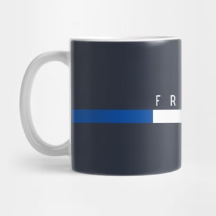 France flat flag Mug